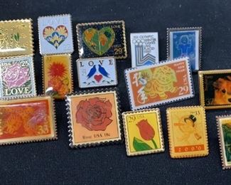 United States Postal Service USPS Stamp Pin Lot