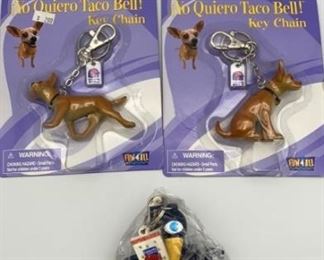 1990s Keychains, Taco Bell Yo Quiero Dog, NIP