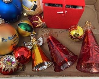 1950s Glass Christmas Ornaments Glass Angels