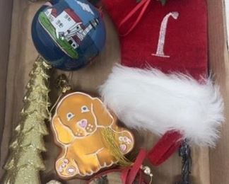 Christmas Ornaments J Stocking Margarita