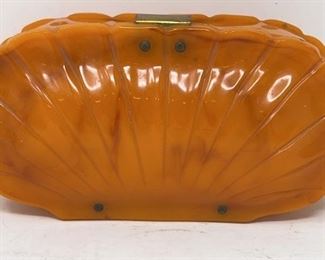 Bakelite Clamshell Purse missing Handle