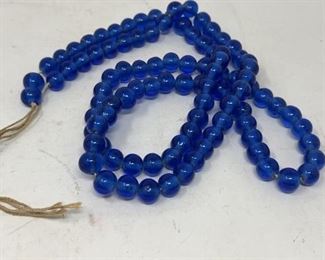 Old European Glass Bead 48” Necklace