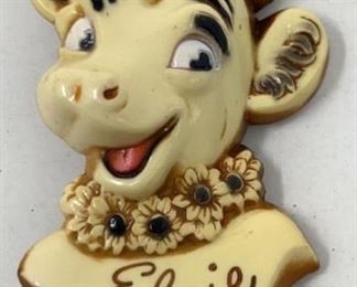 Elsie the Cow Bordens Dairy Celluloid Vintage Pin