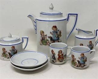 1940s German Children's Teaset Tea Party Set