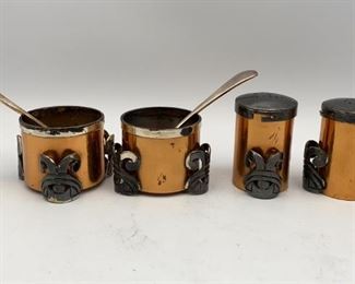 Taxco Copper Victoria Mexico Salt & Pepper