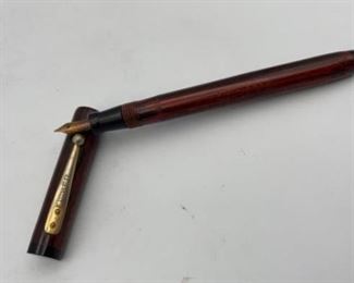 Fisher Rosewood Fountain Pen 14K Gold Nib