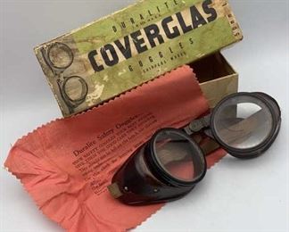 Retro Duralite Cover Glas Motorcycle Goggles In