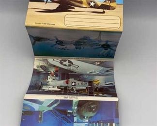 Souvenir Post Card Pack Vintage Fighting Planes