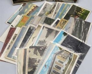 Large Lot Early 1900s Postcards, Sites in New
