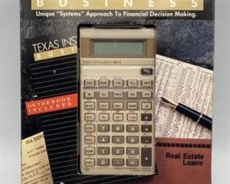NIB 1987 Texas Instruments Business Calculator