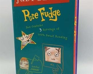 Boxed Set Of 3 Hardcover Judy Blume Pure Fudge