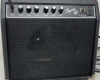 Squier 15 Fender Amp Amplifier Guitar Tested