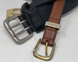 Sz Small Leather Designer Belts Pierre Cardin CK