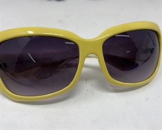 Yellow Mod Y2K Sunglasses Sunglass