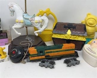 Vintage Smalls Grimmy Train Stamping Carousel