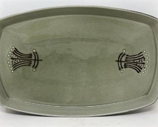 Stoneware Pottery Serving Plate Tray