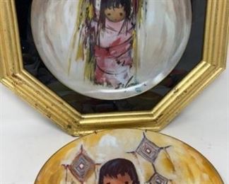 1980s DeGrazia Southwest Indian Art 10” Plates