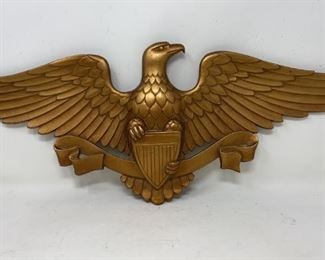 27” Cast Iron Eagle Bicentennial Wall Hanging