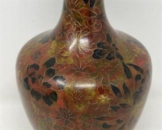 9” Cloisonné Vase