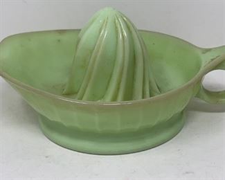 Vintage Jadeite Juicer Juice Mill Needs Scrubbing