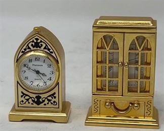 Mini Mantle Clocks Bedside Trinket Clock