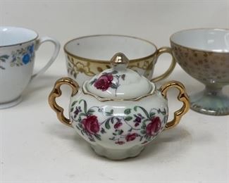 Sealy Sugar Bowl Footed Teacup Teacups Nippon