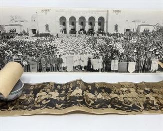 Antique Panoramic Photography Texas School