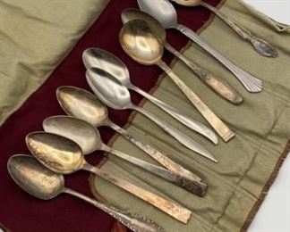 Flatware Spoons Sheffield Oneida Rogers Community