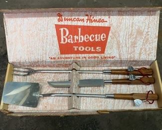 Vintage Duncan Hines Barbecue Tools Midcentury