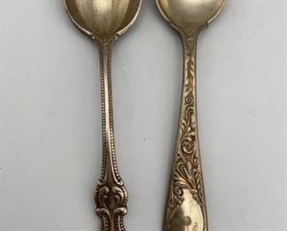 Silver Teaspoons Spoon Gorham Antique TW 65 G