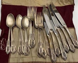 Wallace Sterling Flatware 22 Pc Set TW 550 G