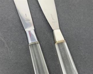 Lucite Handled Serving Knives Carole Stupell