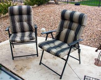 Outdoor lounge chairs