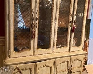 Lovely China cabinet matching dining set