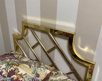 one of 2 twin bed headboards