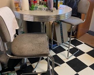 . . . a great '50's style Formica table and two chairs
