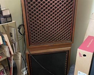 . . .a great set of vintage speakers -- research to follow