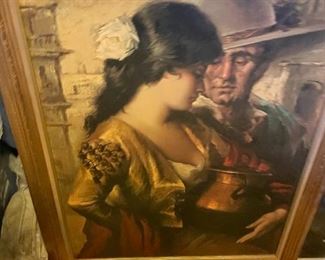 . . . a large and beautiful print by famous artist whose name escapes me at the moment I am typing this -- sorry!