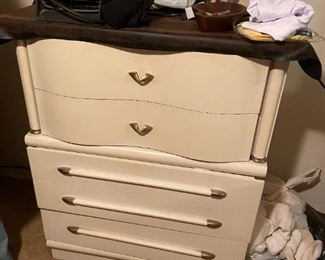 . . . the matching mid-century chest of drawers
