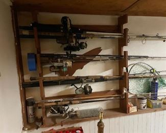 . . . there will be about a dozen or so rod and reel combos and some fishing gear available!