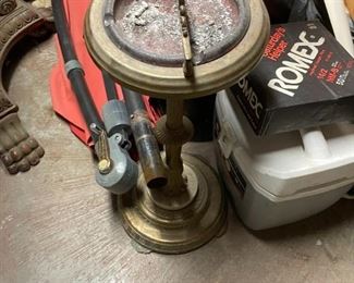 . . . one of two vintage ash trays -- ashes included!