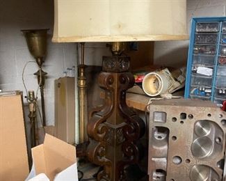 . . . a wood-based lamp