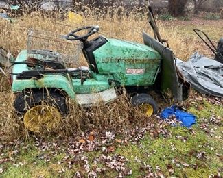 . . . a riding lawnmower that needs a little TLC