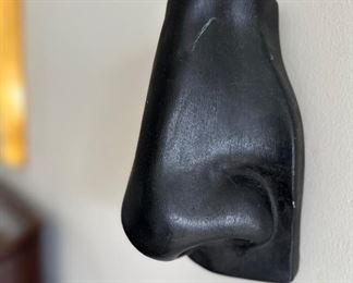 Ceramic nose art (Fornasetti?)