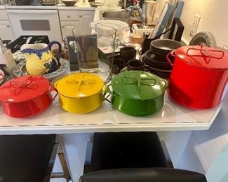 An amazing collection of Dansk Kobenstyle cookware.