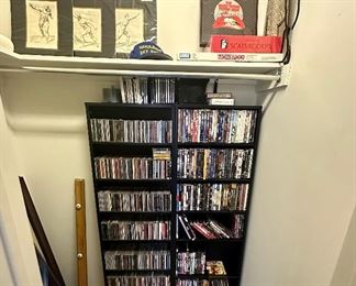 Many CD's and DVD's  to choose from!