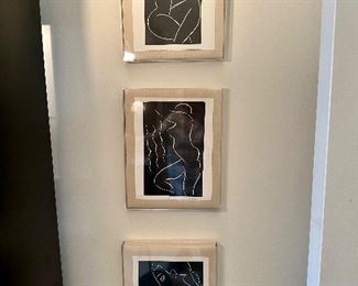 Set of 6 Matisse images.