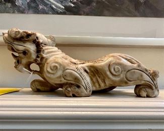 Marble/stone dragon.