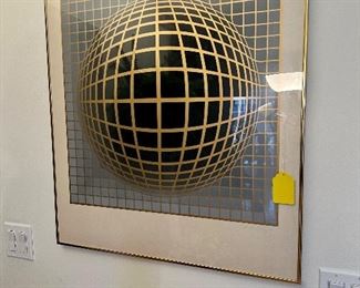 Kinetic Composition by Victor Vasarely.