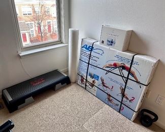 Aerobic step & AB Lounge 2, new in box.